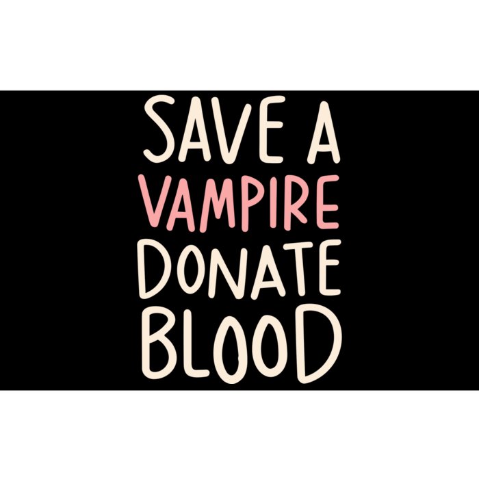 Save A Vampire Donate Blood Funny Halloween Bumper Sticker