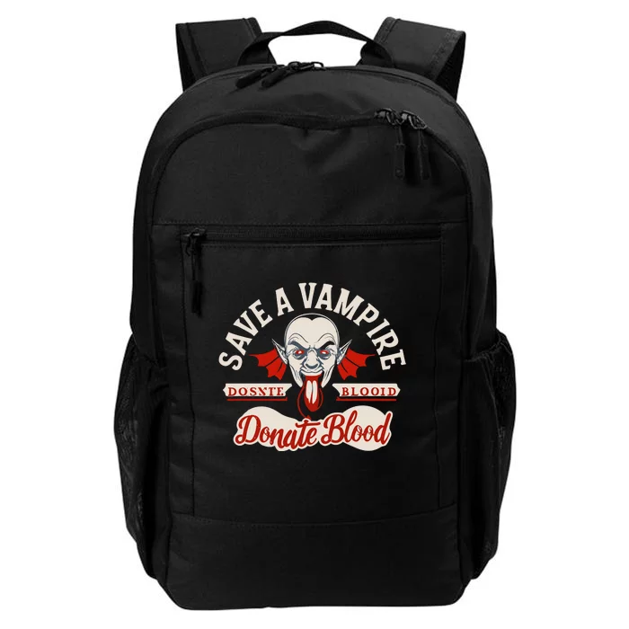 Save A Vampire Donate Blood Halloween Daily Commute Backpack