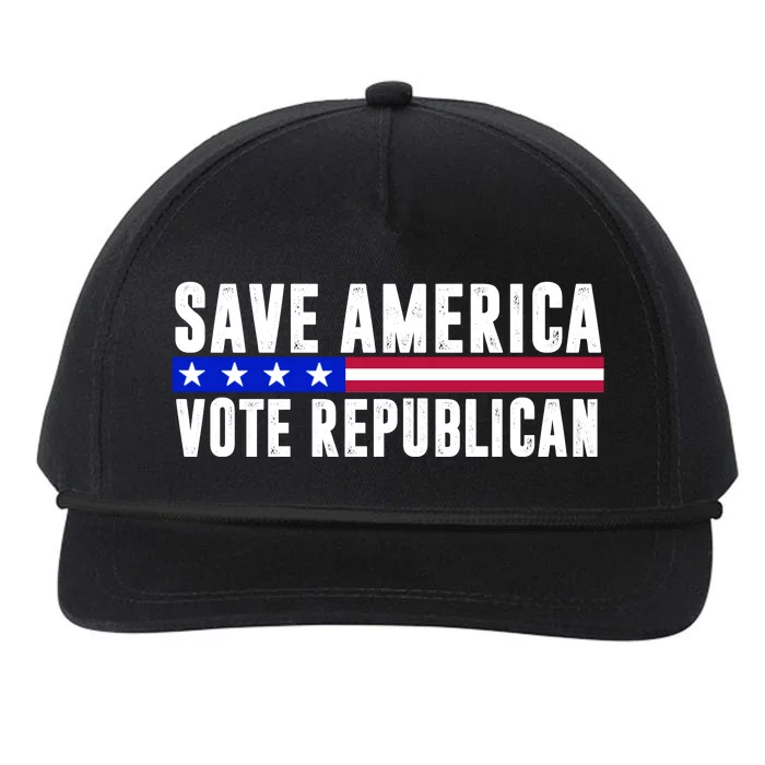 Save America Vote Republican Vintage Snapback Five-Panel Rope Hat