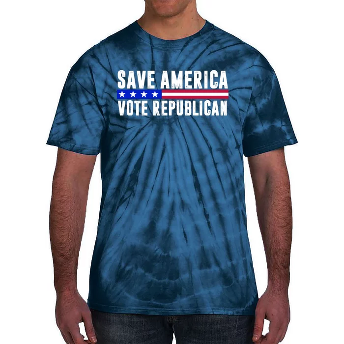 Save America Vote Republican Vintage Tie-Dye T-Shirt