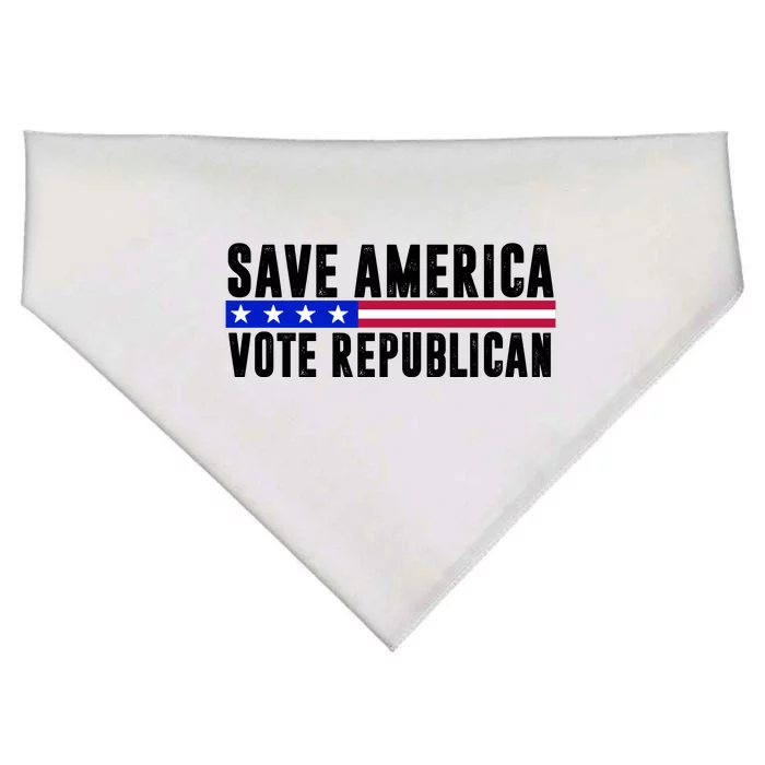 Save America Vote Republican Vintage USA-Made Doggie Bandana