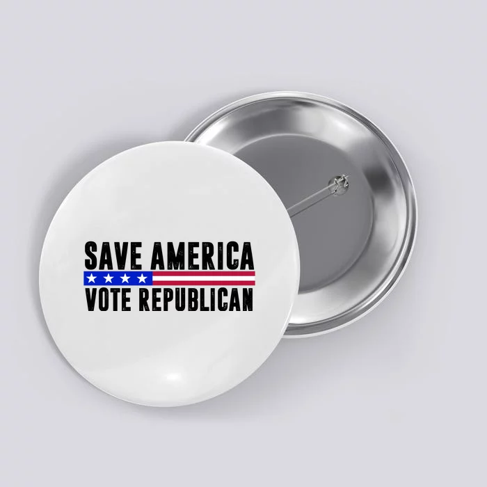 Save America Vote Republican Vintage Button