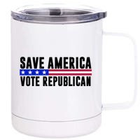 Save America Vote Republican Vintage 12 oz Stainless Steel Tumbler Cup