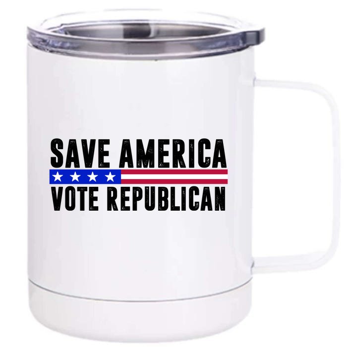 Save America Vote Republican Vintage 12 oz Stainless Steel Tumbler Cup