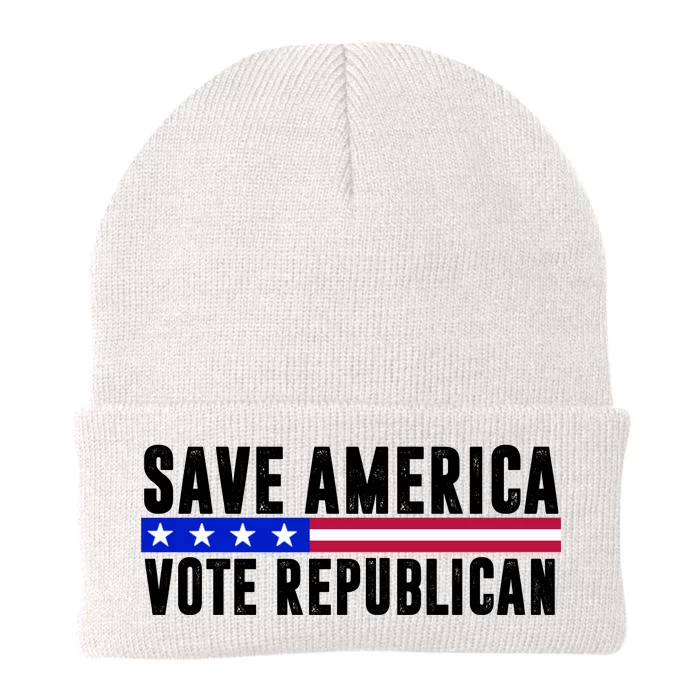 Save America Vote Republican Vintage Knit Cap Winter Beanie