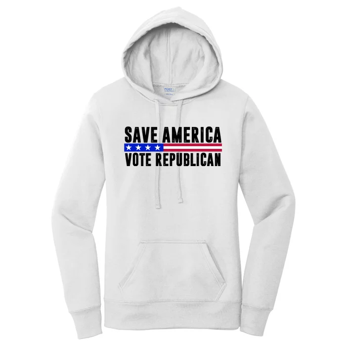 Save America Vote Republican Vintage Women's Pullover Hoodie