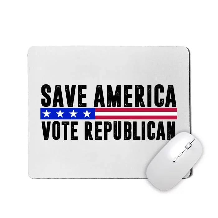 Save America Vote Republican Vintage Mousepad