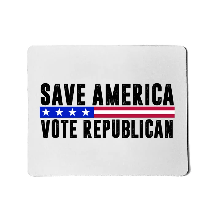 Save America Vote Republican Vintage Mousepad