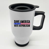 Save America Vote Republican Vintage Stainless Steel Travel Mug