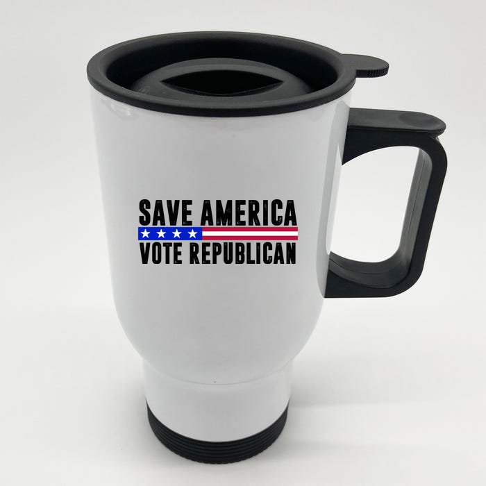 Save America Vote Republican Vintage Stainless Steel Travel Mug