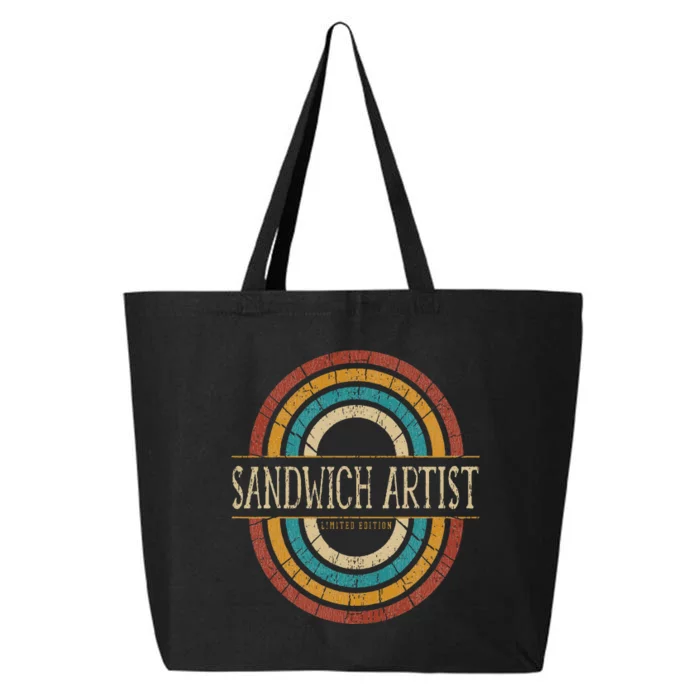 Sandwich Artist Vitnage Retro 25L Jumbo Tote