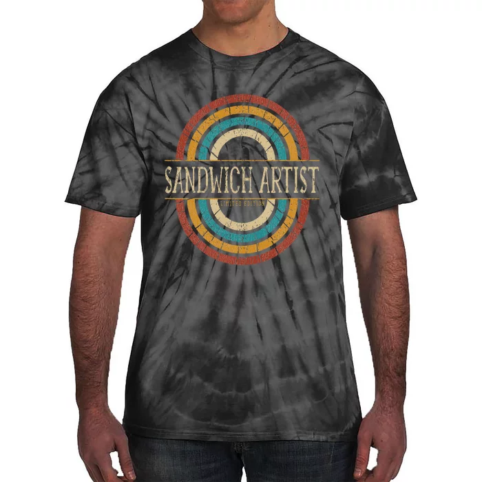 Sandwich Artist Vitnage Retro Tie-Dye T-Shirt