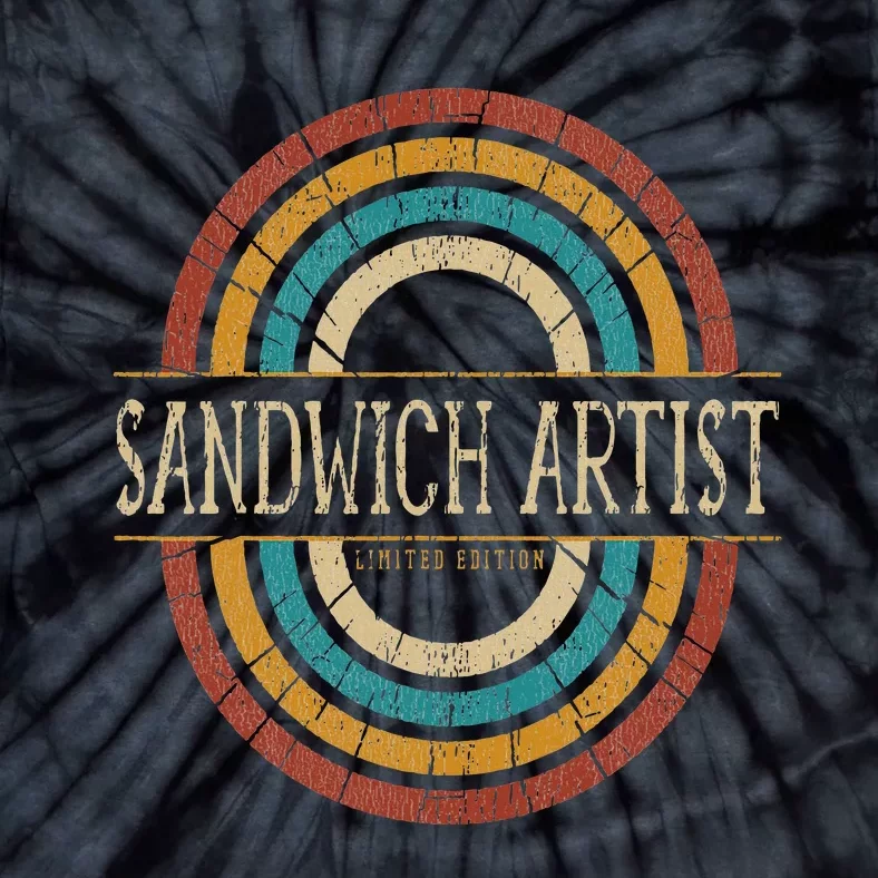 Sandwich Artist Vitnage Retro Tie-Dye T-Shirt