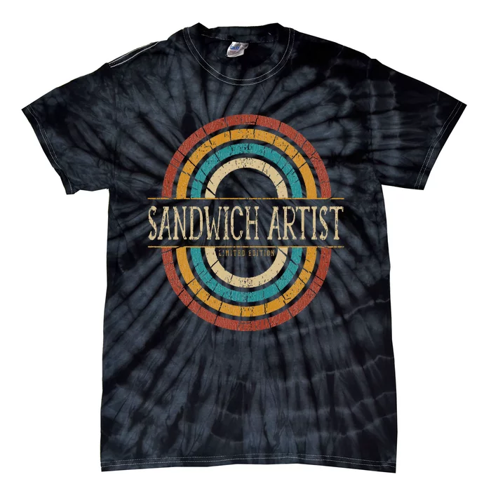 Sandwich Artist Vitnage Retro Tie-Dye T-Shirt