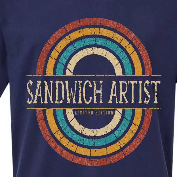 Sandwich Artist Vitnage Retro Sueded Cloud Jersey T-Shirt