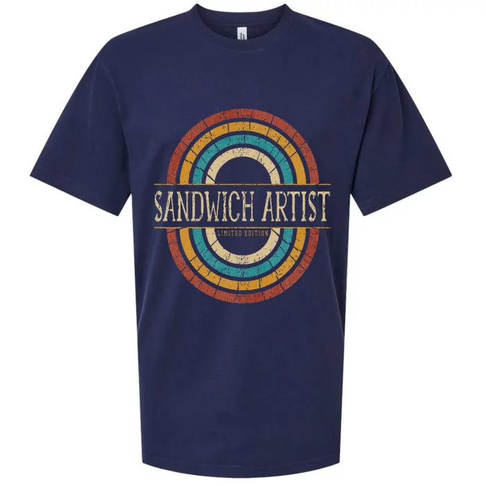 Sandwich Artist Vitnage Retro Sueded Cloud Jersey T-Shirt