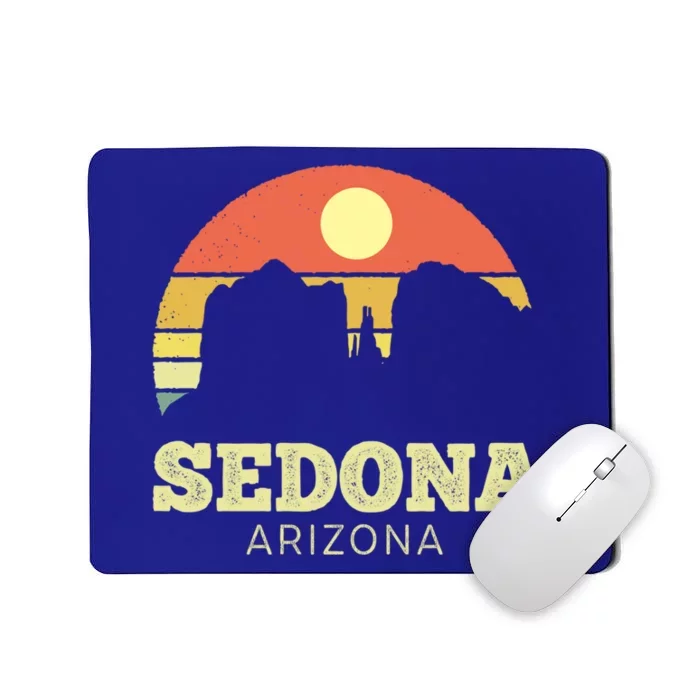 Sedona Arizona Vintage Sunset Adventure Outdoors Life Gift Mousepad