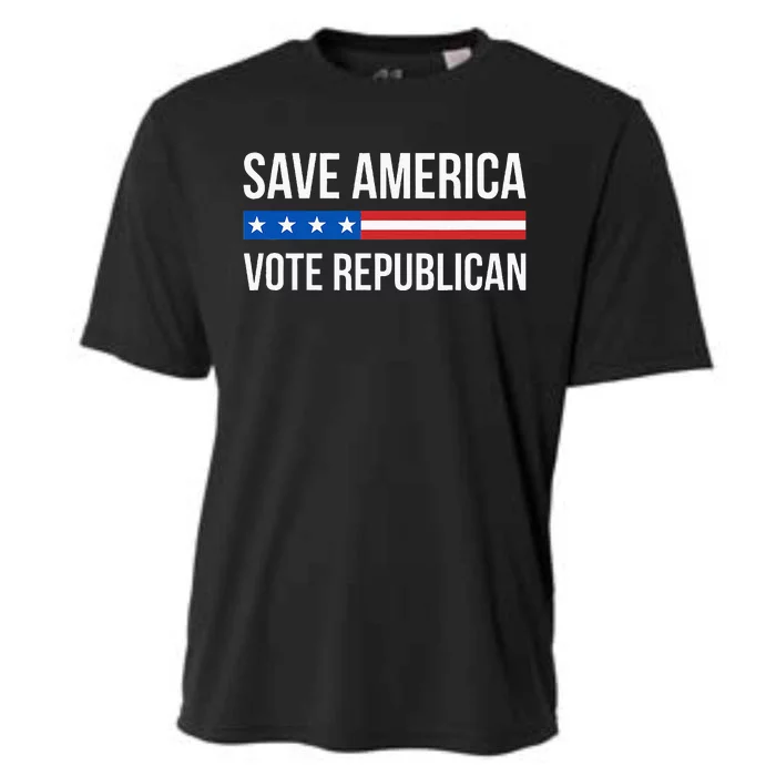 Save America Vote Republican Cooling Performance Crew T-Shirt