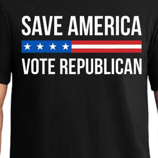 Save America Vote Republican Pajama Set