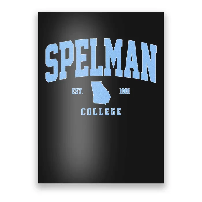 Spelman Arch Vintage Retro College Athletic Sports Outfits Gift Poster