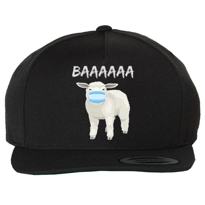 Sheeple Anti Vaccine And Mask Wool Snapback Cap