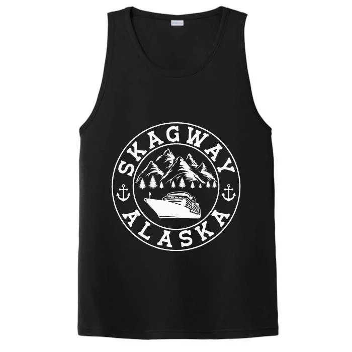 Skagway Alaska Vacation Souvenir And Cruise Gifts Performance Tank