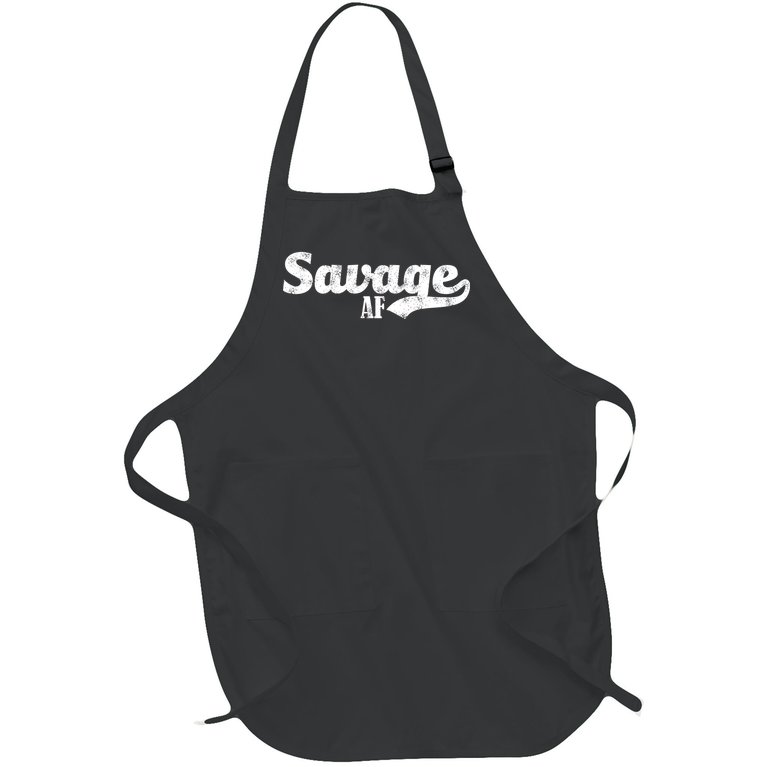 Savage AF Full-Length Apron With Pockets