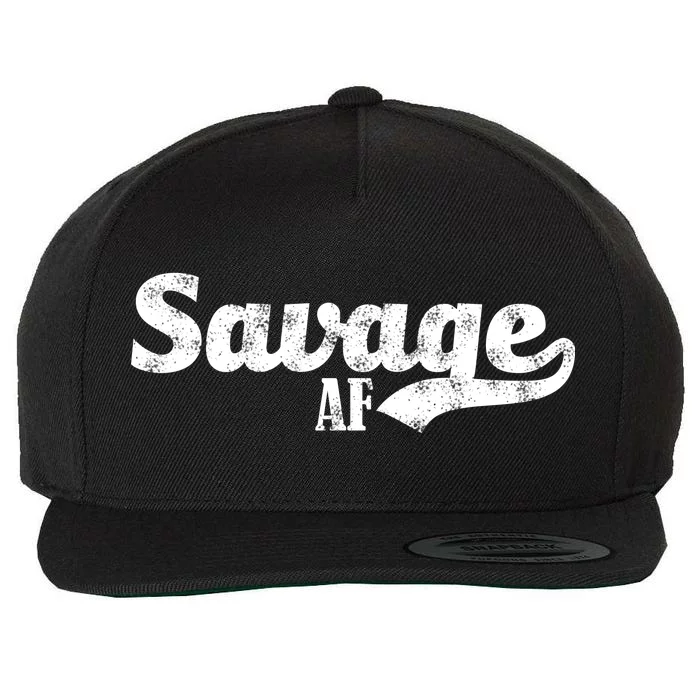 Savage AF Wool Snapback Cap