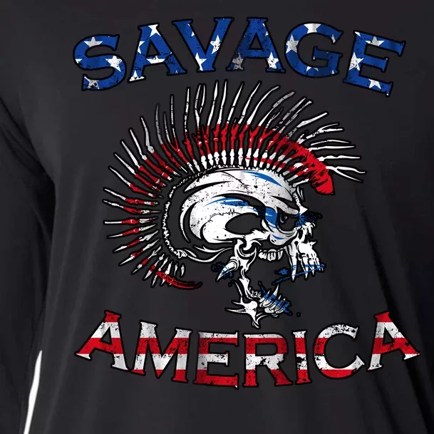 Savage America Cooling Performance Long Sleeve Crew