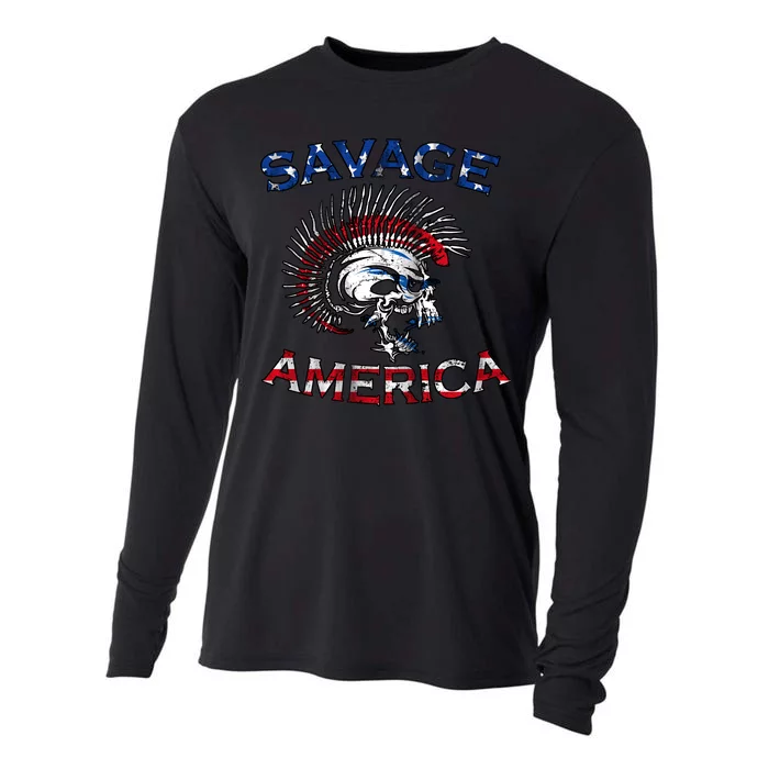 Savage America Cooling Performance Long Sleeve Crew