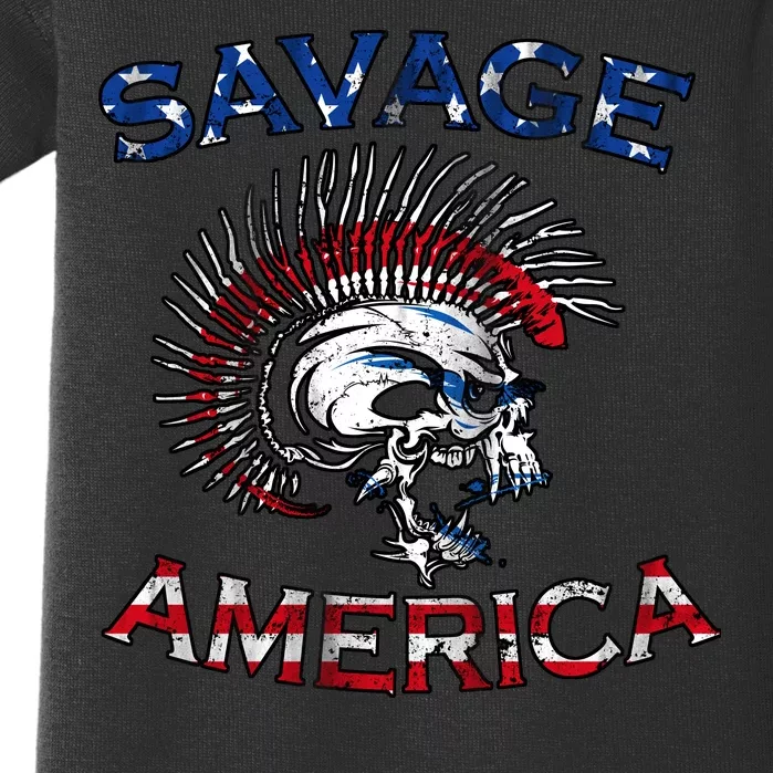 Savage America Baby Bodysuit