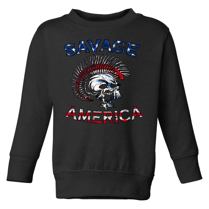 Savage America Toddler Sweatshirt