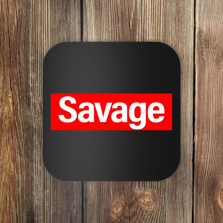 Savage Logo Coaster