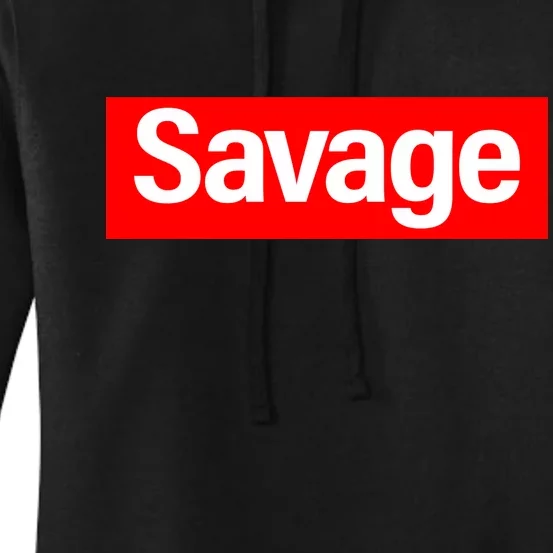 Savage Logo Women's Pullover Hoodie