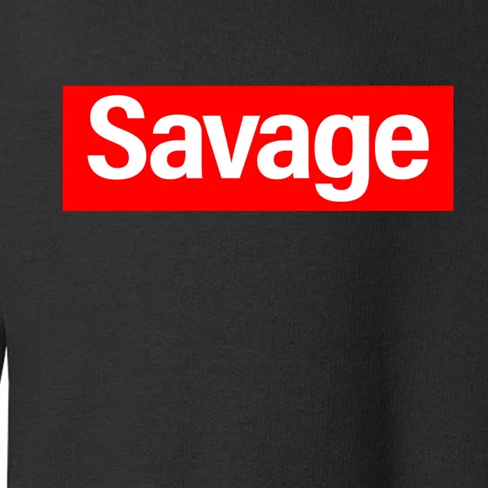 Savage Logo Toddler Sweatshirt