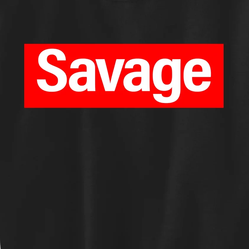 Savage Logo Kids Sweatshirt