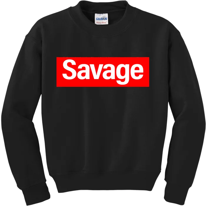 Savage Logo Kids Sweatshirt