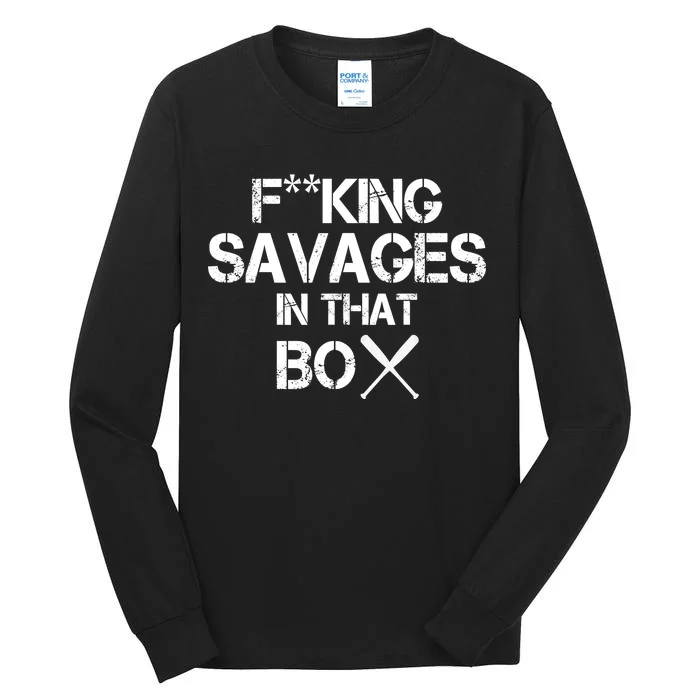 Savages In That Box Tall Long Sleeve T-Shirt