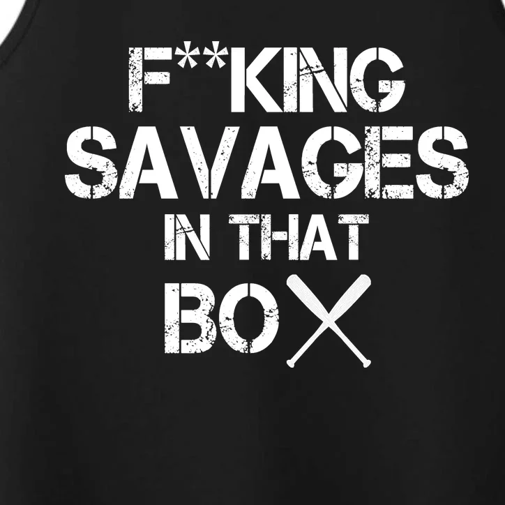 Savages In That Box Performance Tank