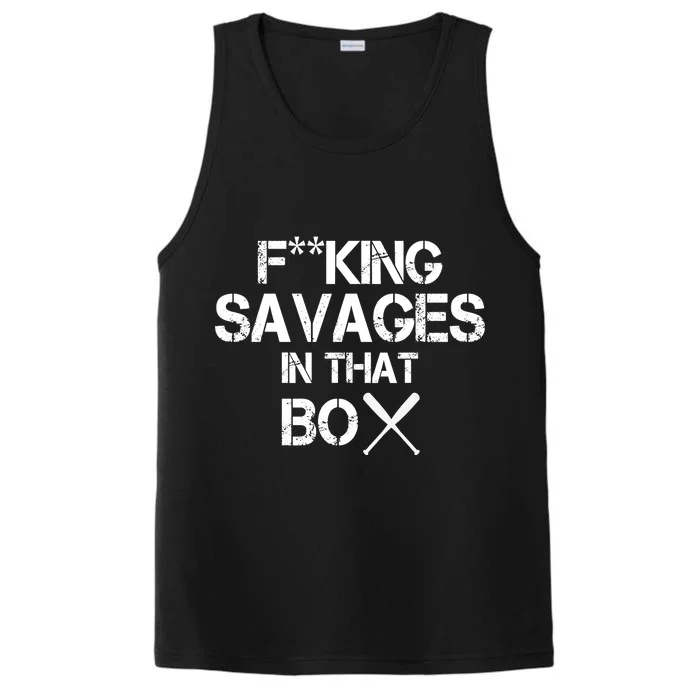 Savages In That Box Performance Tank