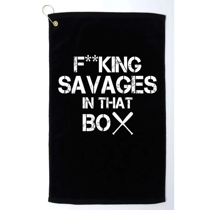 Savages In That Box Platinum Collection Golf Towel