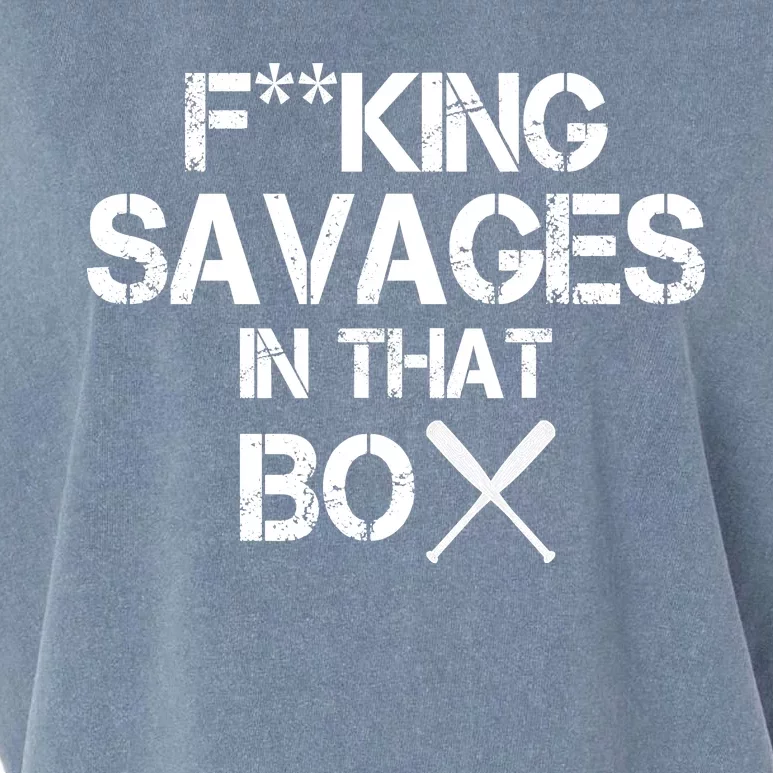 Savages In That Box Garment-Dyed Women's Muscle Tee