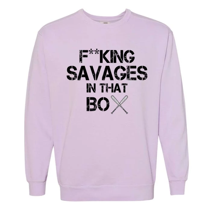 Savages In That Box Garment-Dyed Sweatshirt