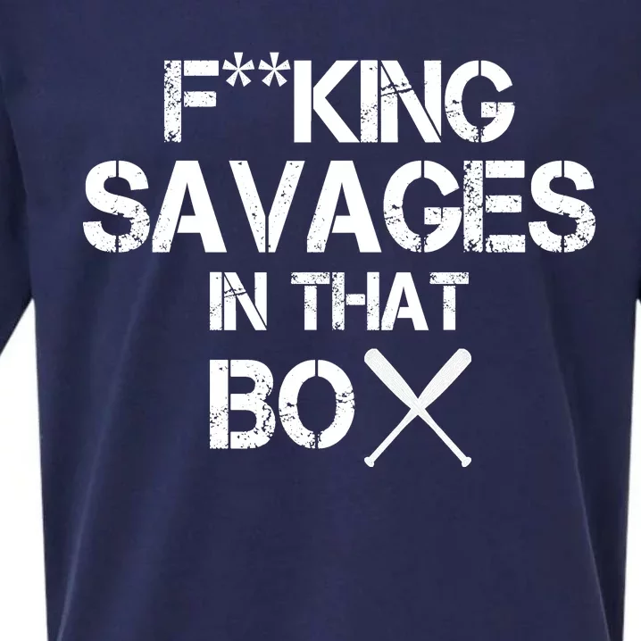 Savages In That Box Sueded Cloud Jersey T-Shirt