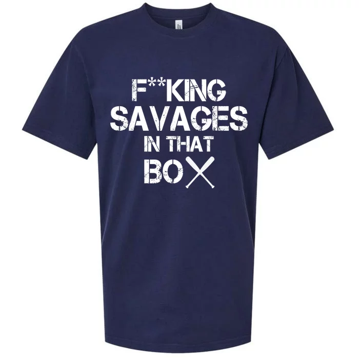 Savages In That Box Sueded Cloud Jersey T-Shirt