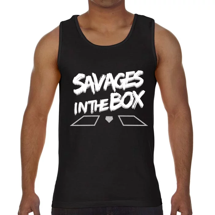 Savages in The Box New York baseball Comfort Colors® Tank Top