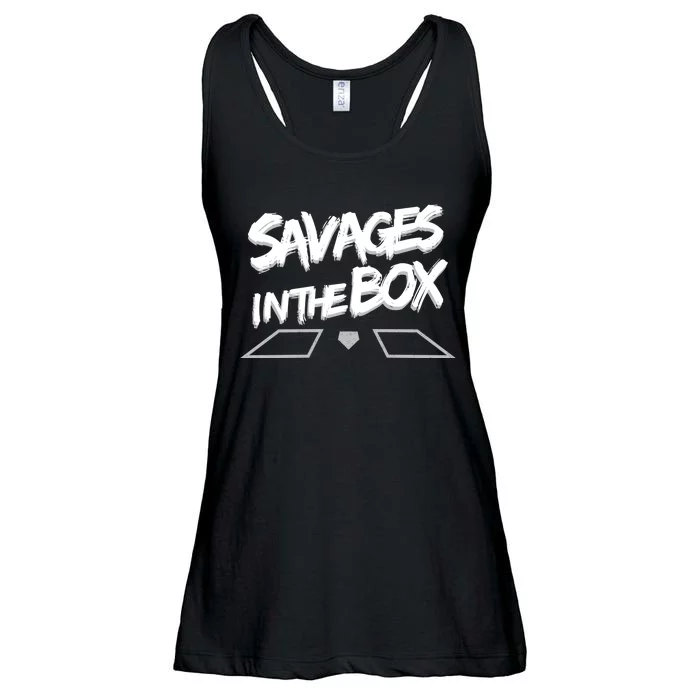 Savages in The Box New York baseball Ladies Essential Flowy Tank