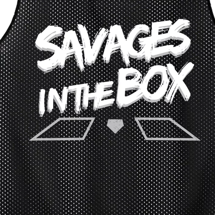 Savages in The Box New York baseball Mesh Reversible Basketball Jersey Tank