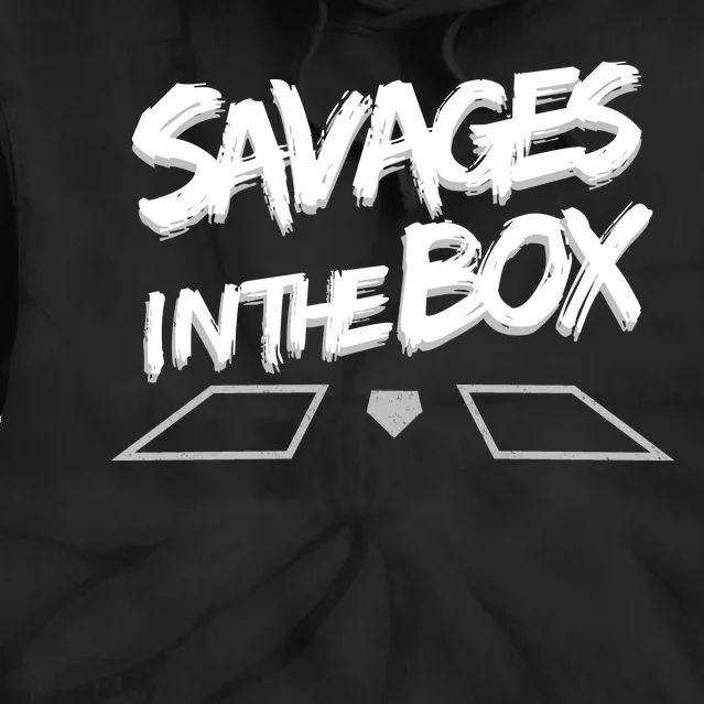 Savages in The Box New York baseball Tie Dye Hoodie