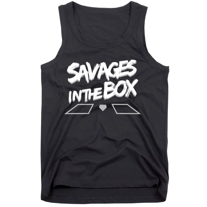 Savages in The Box New York baseball Tank Top